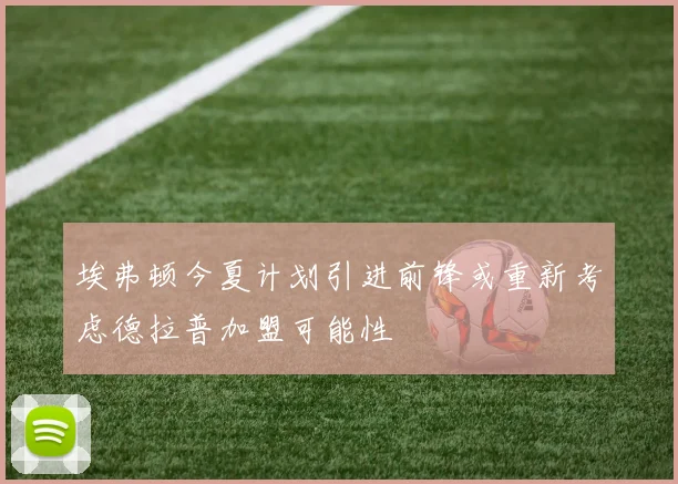 埃弗顿今夏计划引进前锋或重新考虑德拉普加盟可能性